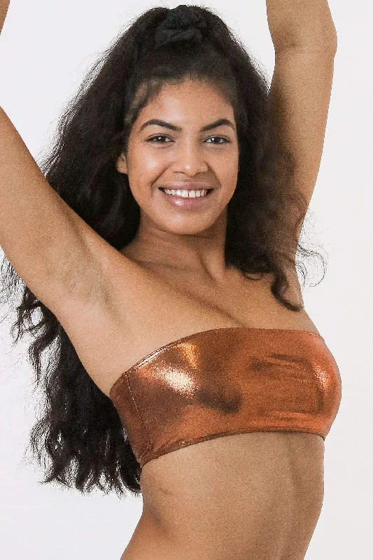 RMH8393 - Shiny Matrix Tube Bikini Top Monokini bikini, Elegant, Sexy, Fashionable