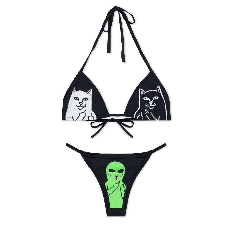 Whole Gang 2pc Bikini Set (Black) Adjustable bikini, Custom fit, Comfortable, Sexy
