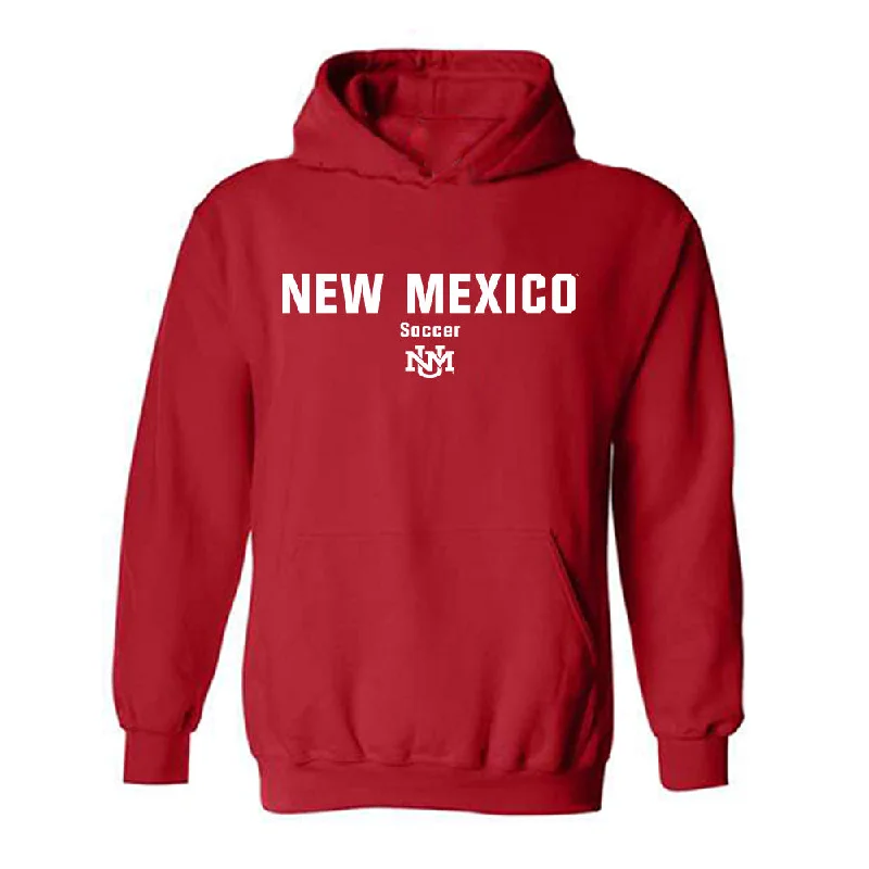 New Mexico - NCAA Women's Soccer : Ashley Moody - Classic Shersey Hooded Sweatshirt Hoodie with Toggle Buttons Decorative Unique