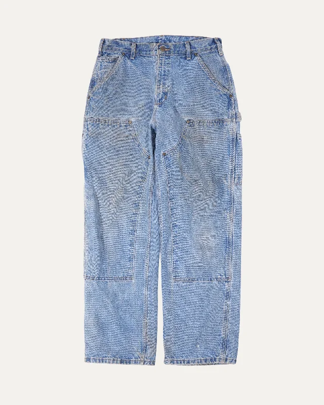 Carhartt Double Knee Jeans Cozy Tencel Blend Denim Jeans