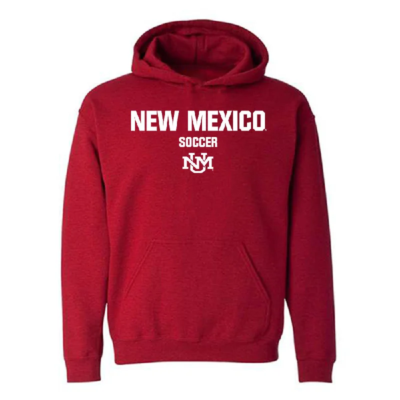 New Mexico - NCAA Women's Soccer : Savanah Sanchez - Classic Shersey Hooded Sweatshirt Hoodie with Fur Luxurious Winter