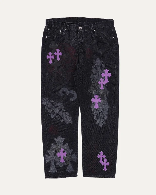 Online Exclusive Levi's Cross Patch Stencil Jeans Stylish Plus Size Denim Jeans