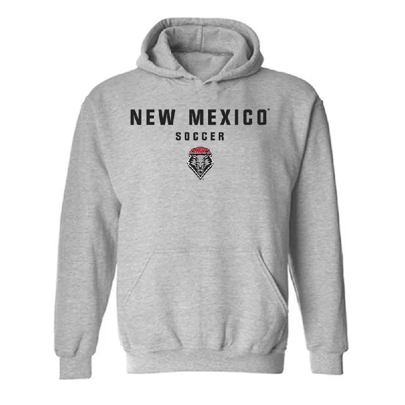 New Mexico - NCAA Women's Soccer : Ashley Moody - Classic Shersey Hooded Sweatshirt Hoodie with Elastic Waist Stretchable Comfortable