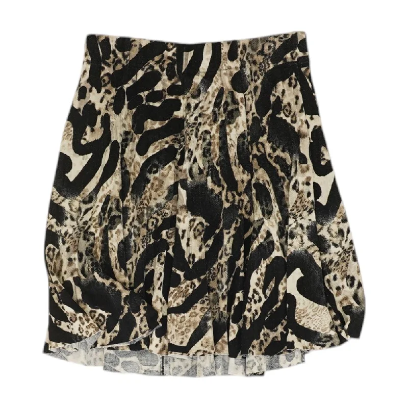 Multi Graphic Midi Skirt cashmere skirt fine